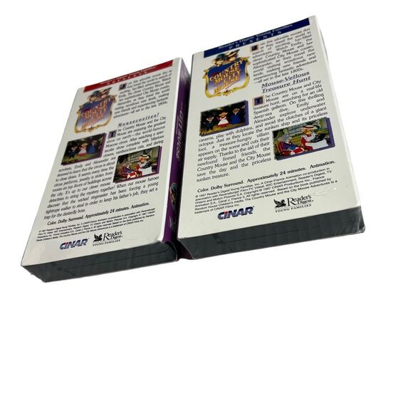 The Country Mouse And The City Mouse Adventures Set of 9 VHS Tapes Sealed Movies - Picture 7 of 15